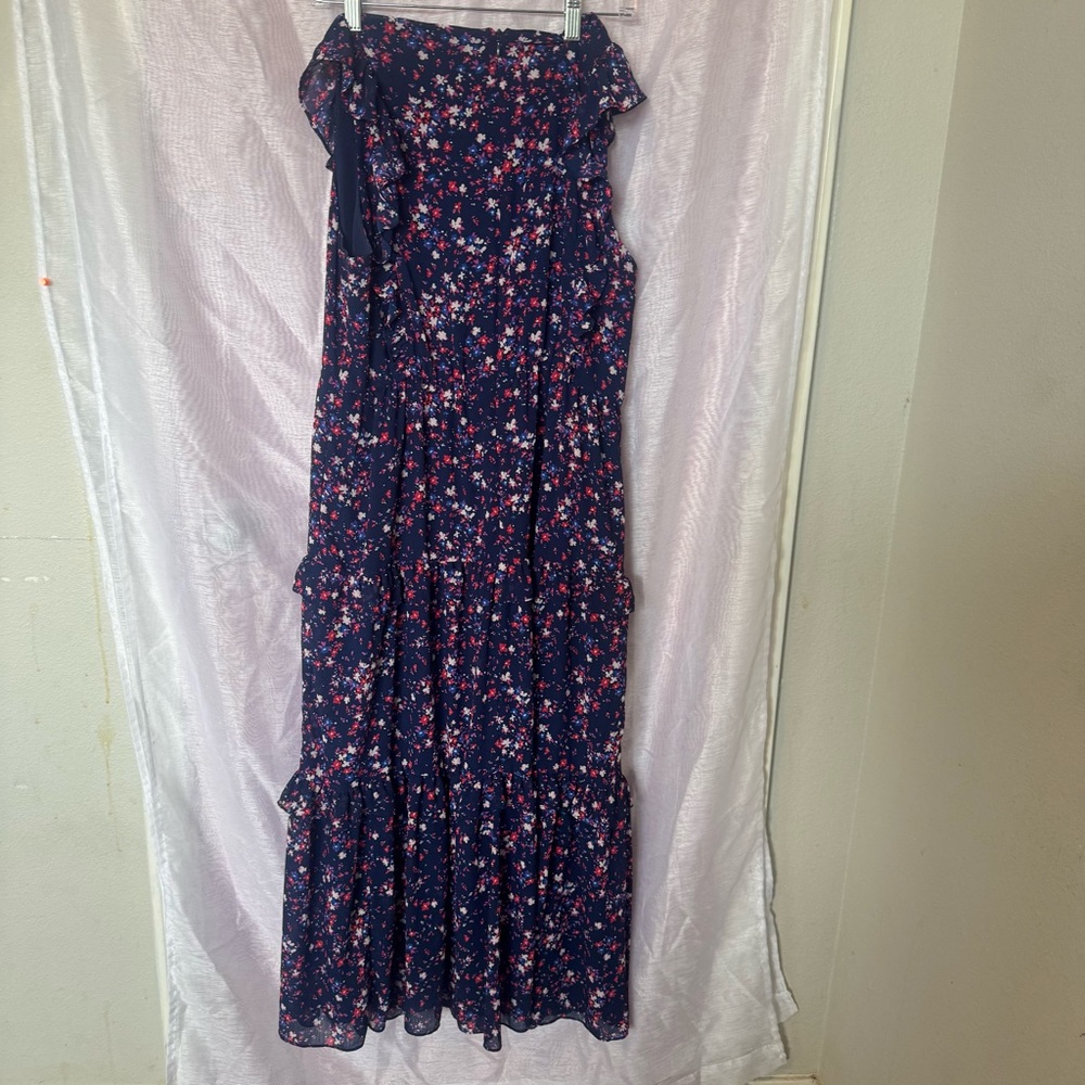 J. Crew Navy Floral Dress